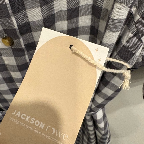 JACKSON ROWE GINGHAM MAXI DRESS - Picture 5 of 8